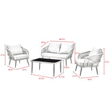 Brennen Patio Conversation Set