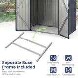 Steel Floor Base Rust-resistant Foundation Kit for Storage Shed-S