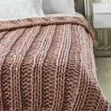 Yolly Channel Knit Throw