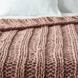 Yolly Channel Knit Throw