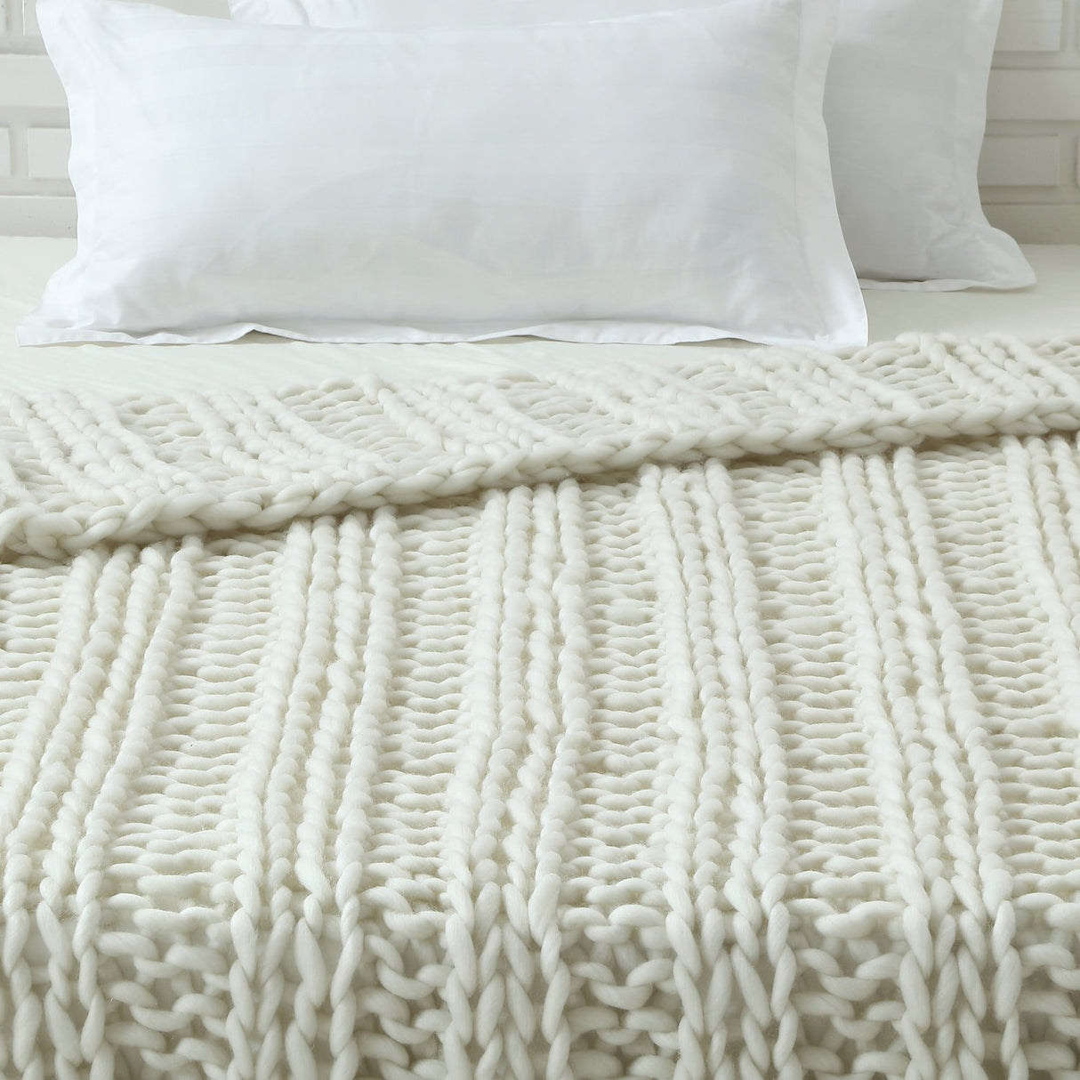 Yolly Channel Knit Throw