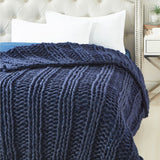 Yolly Channel Knit Throw