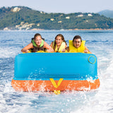 Towable Tube for Boating 3 Riders Water Sport Towables Sofa Pull Tube with Nylon Cover