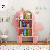 Kids Bookcase Toy Storage Organizer with Open Storage Shelves-Unicorn