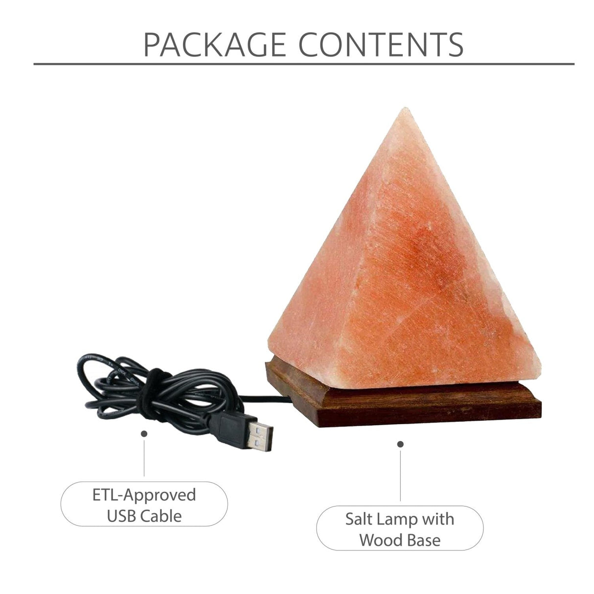 Abriella Piramide Salt Lamp