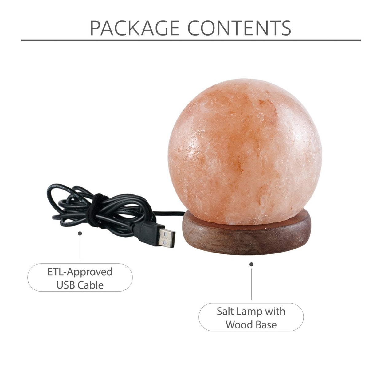 Amilia Round Salt Lamp