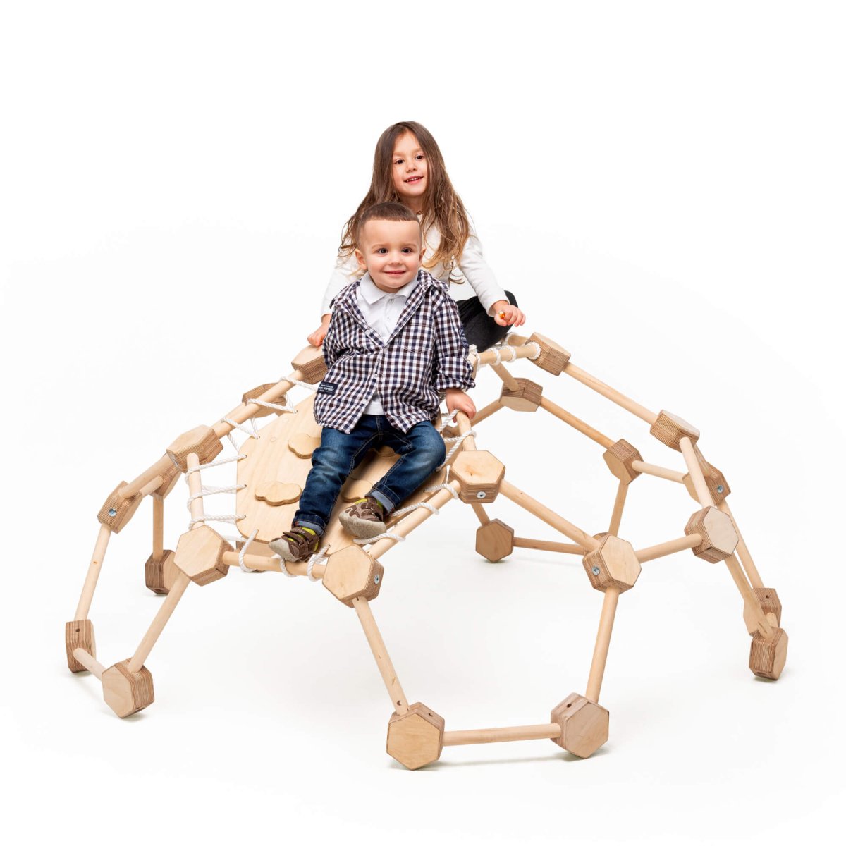 Wooden Climbing Frame Geodome / Climbing Dome for Kids 2-6 y.o.