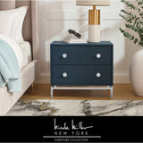 Zoie 2 Drawers Nightstand