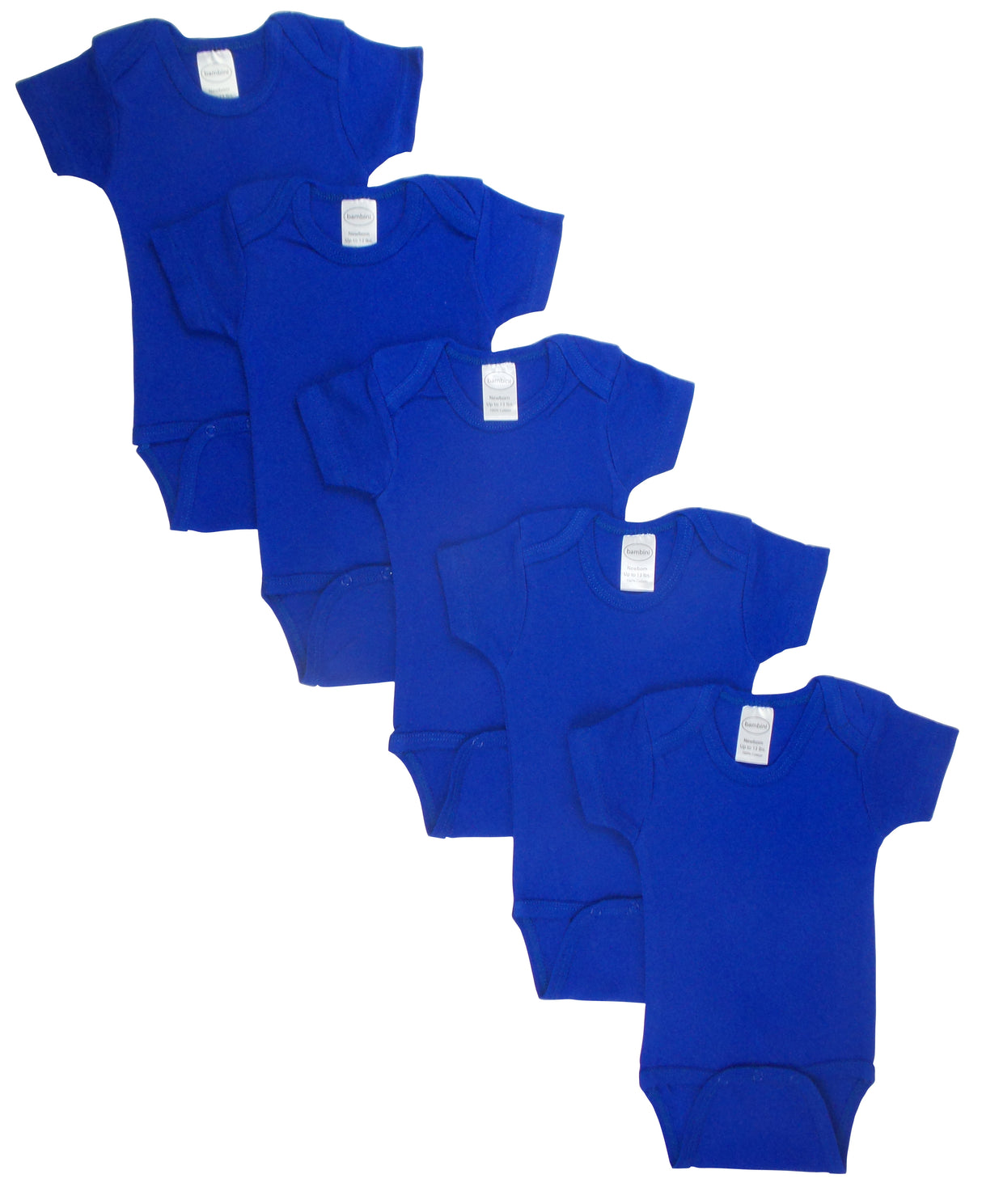 Blue Bodysuit One Piece (Pack of 5)
