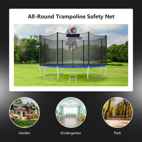 Trampoline Safety Replacement Protection Enclosure Net-10 ft