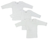 Long Sleeve White Lap T-shirt