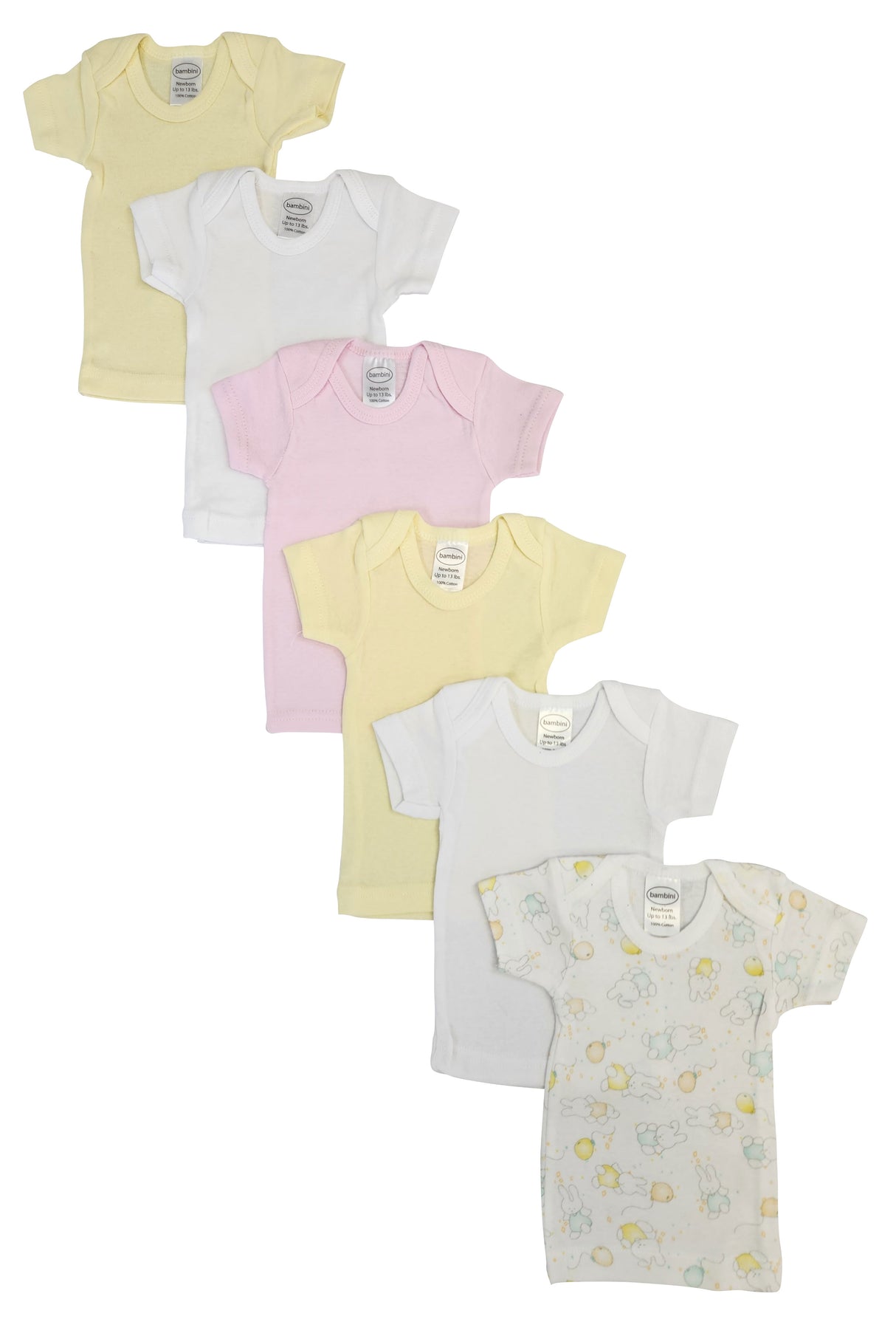 Unisex Baby 6 Pc Shirts