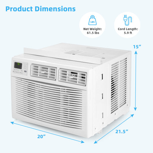 10000 BTU Window Air Conditioner-White