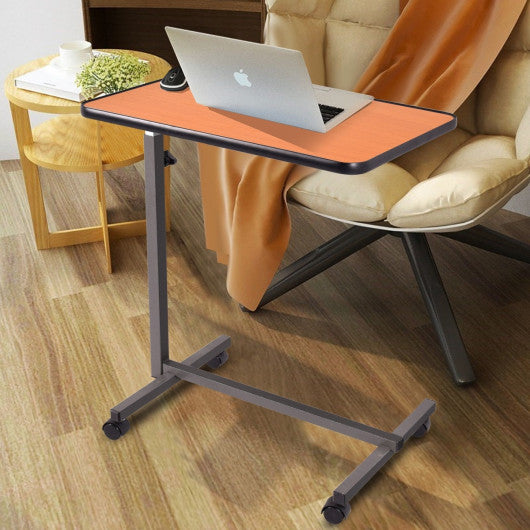 Overbed Rolling Food Tray Table