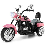6V 3 Wheel Kids Motorcycle-Pink