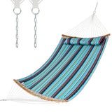 Outdoor Hammock with Detachable Pillow-Blue