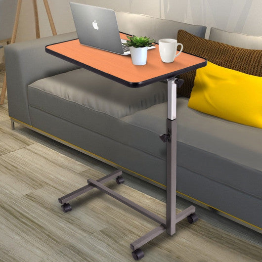 Overbed Rolling Food Tray Table