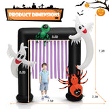 7.5 Feet Halloween Inflatable Archway Blow-up Festive Decoration for Backyard and Porch
