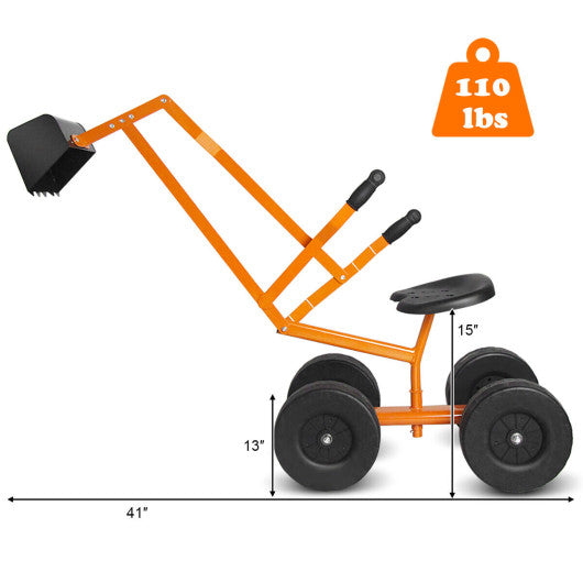 Heavy Duty Kid Ride-on Sand Digger Digging Excavator