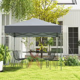 6.6 x 6.6 Feet Outdoor Pop-up Canopy Tent with UPF 50+ Sun Protection-Gray