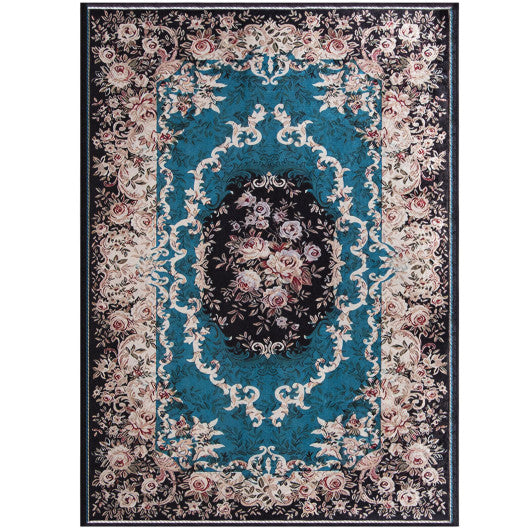 Area Rug with Non-Shedding Surface and Anti-slip Bottom-S