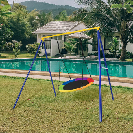 Extra Large Heavy Duty A-Frame Steel Swing Stand