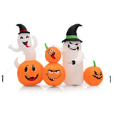 6 Feet Halloween Inflatable Pumpkins and Ghosts with LED Lights