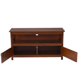 44 Inch Wooden Storage Cabinet TV Stand