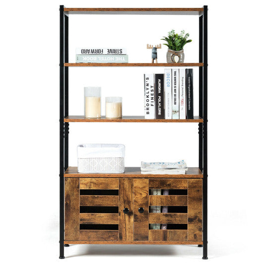 Industrial Storage Shelf with 2 Shutter Doors