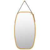 30 Inch Modern Rectangle Wall Hanging Framed Mirror