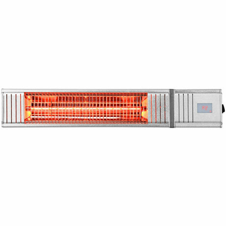 1500W Infrared Patio Heater with Remote Control and 24H Timer for Indoor and Outdoor