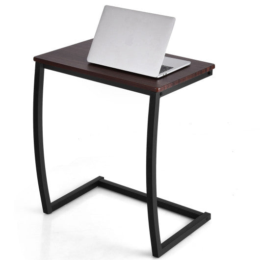 Steel Frame C-shaped Sofa Side End Table-Coffee