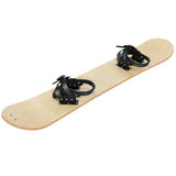 Winter Sports Snowboarding Sledding Skiing Board with Adjustable Foot Straps