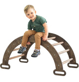 Climbing Arch & Rocker Balance - Montessori Climbers for Kids 1-7 y.o. – Beige