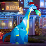 10 ft Christmas Inflatable Dinosaur