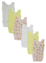 Girls Tank Top One Piece 6 Pack