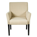 Executive Guest Chair Reception Waiting Room Arm Chair-Beige