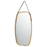 30 Inch Modern Rectangle Wall Hanging Framed Mirror