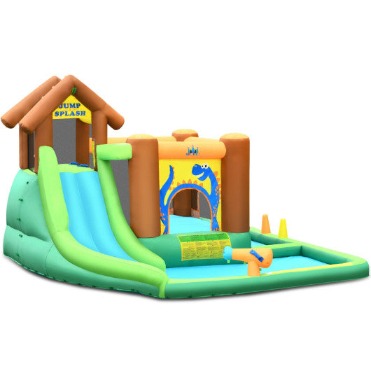 Inflatable Waterslide Bounce House Climbing Wall without Blower