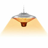 1500W Electric Hanging Ceiling Mounted Infrared Heater with Remote Control-White