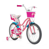 Kids Bicycle with Training Wheels and Basket for Boys and Girls Age 3-9 Years-18"
