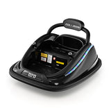 12V Kids Bumper Car Ride on Toy with Remote Control and 360 Degree Spin Rotation-Black