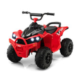 12V Kids Ride On ATV with High/Low Speed and Comfortable Seat-Red