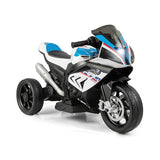12V Licensed BMW Kids Motorcycle Ride-On Toy for 37-96 Months Old Kids-White
