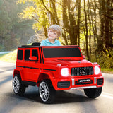12V Mercedes-Benz G63 Licensed Kids Ride On Car with Remote Control-Red