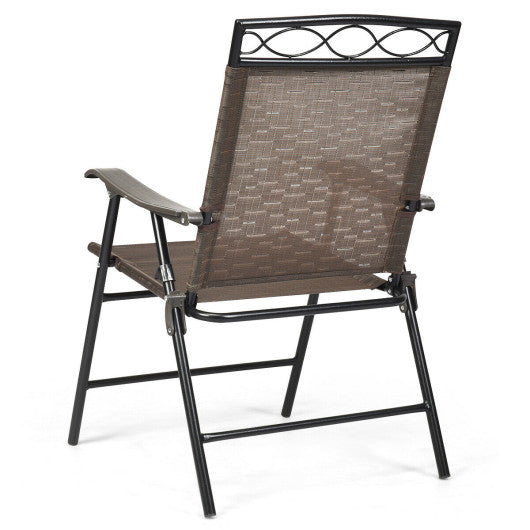 Set of 4 Patio Folding Chairs