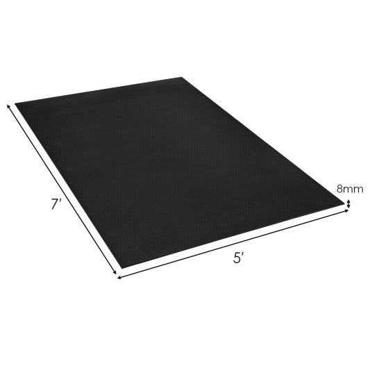 Workout Yoga Mat for Exercise-Black