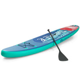 10 Feet Inflatable Stand Up Paddle Board with Backpack Leash Aluminum Paddle-L