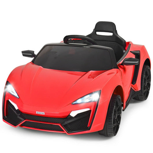 12V 2.4G RC Electric Vehicle with Lights-Red