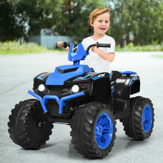 12V Kids 4-Wheeler ATV Quad Ride On Car -Navy